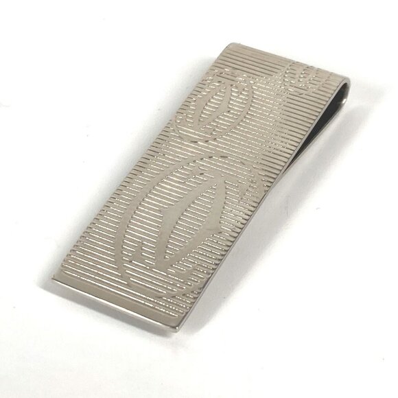 CARTIER logo Wallet Money clip SS Silver - Picture 2 of 12